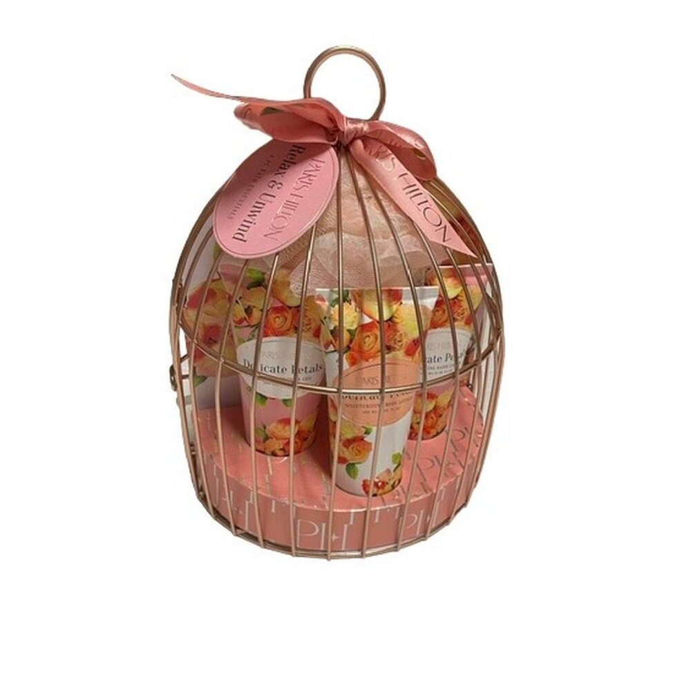 Paris Hilton 4 Piece Relax & Unwind Bath Essential Kit Delicate Petals - Picture 6 of 6